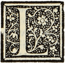 iniziale fiorita su fondo criblé dei Gadaldini: L iniziale fiorita su fondo criblé dei Gadaldini: L